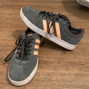 Adidas Pink Stripe Sneakers